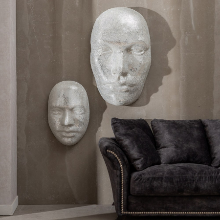 Masca decorativa fibra sticla alb artistica [1]