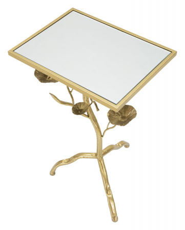 Masuta aurie cu blat oglinda | Decor living | CreativDeco [2]