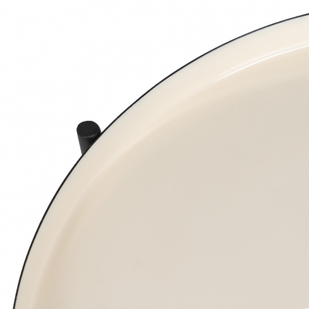 Masuta Auxiliara Minimalista Negru Crem CreativDeco - Perfecta pentru Living [5]