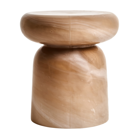 Mobilier - Măsuță auxiliară din sticlă beige Gilau