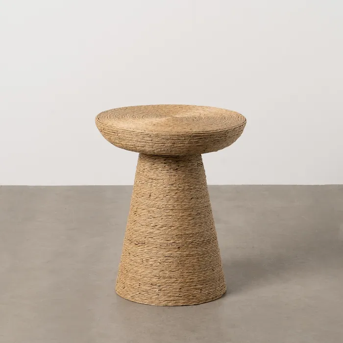 Masute Laterale - Masuta laterala fibra ratan boem|Mobilier ratan decorativ
