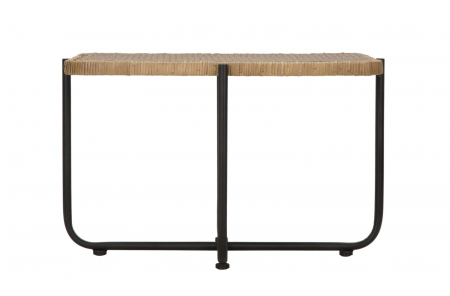 Masuta ratan cu baza metalica neagra Cebu | creativdeco.ro [2]