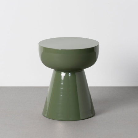 Mobilier - Măsuță compactă verde din metal lucios