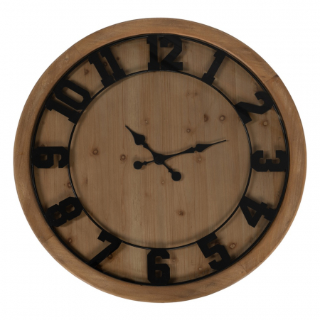 Masuta Rotundă cu Ceas CreativDeco - Accesoriu Rustic pentru Living sau Birou [7]