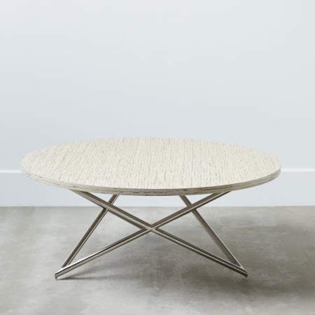 Masuta cafea crem argintie moderna [0]