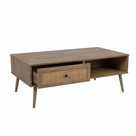 masuta cafea ammos sertar rattan design natural boho chic [2]