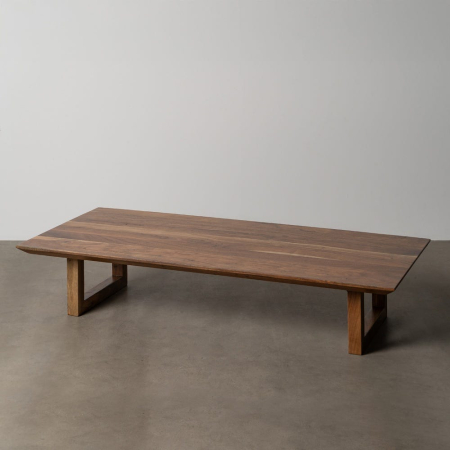 Măsuță de cafea acacia maro – lemn masiv stil modern natural [1]