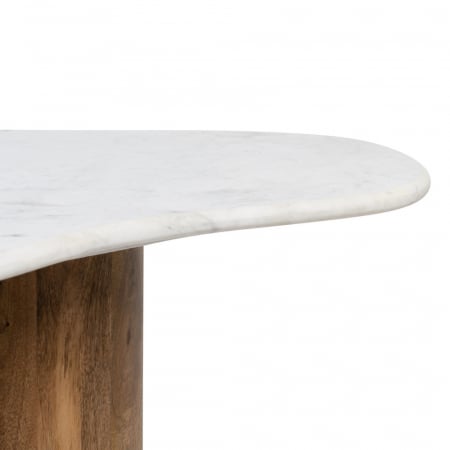 Masuta Cafea Marmura si Lemn CreativDeco - Mobilier Modern Living [4]