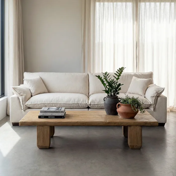 Masute Cafea - Măsuță de cafea din lemn de pin reciclat 178 cm