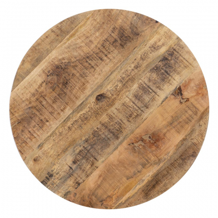 Masa Cafea Rotunda CreativDeco - Lemn Natural si Design Contemporan [6]