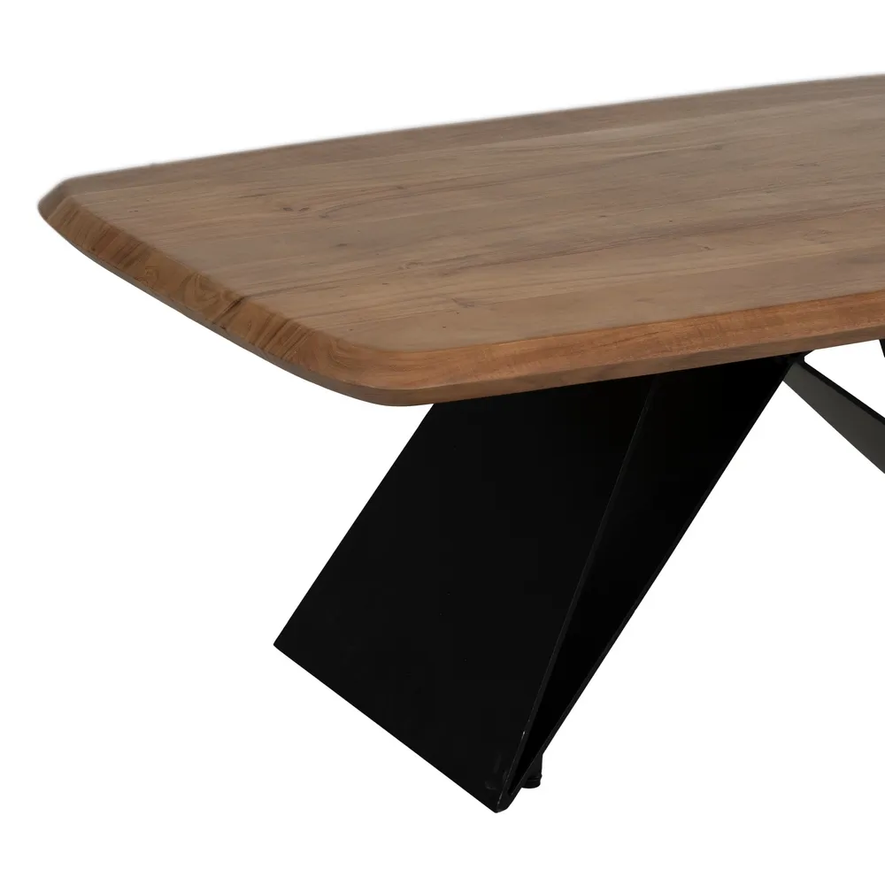 Masuta cafea lemn acacia|Mobilier modern robust [2]
