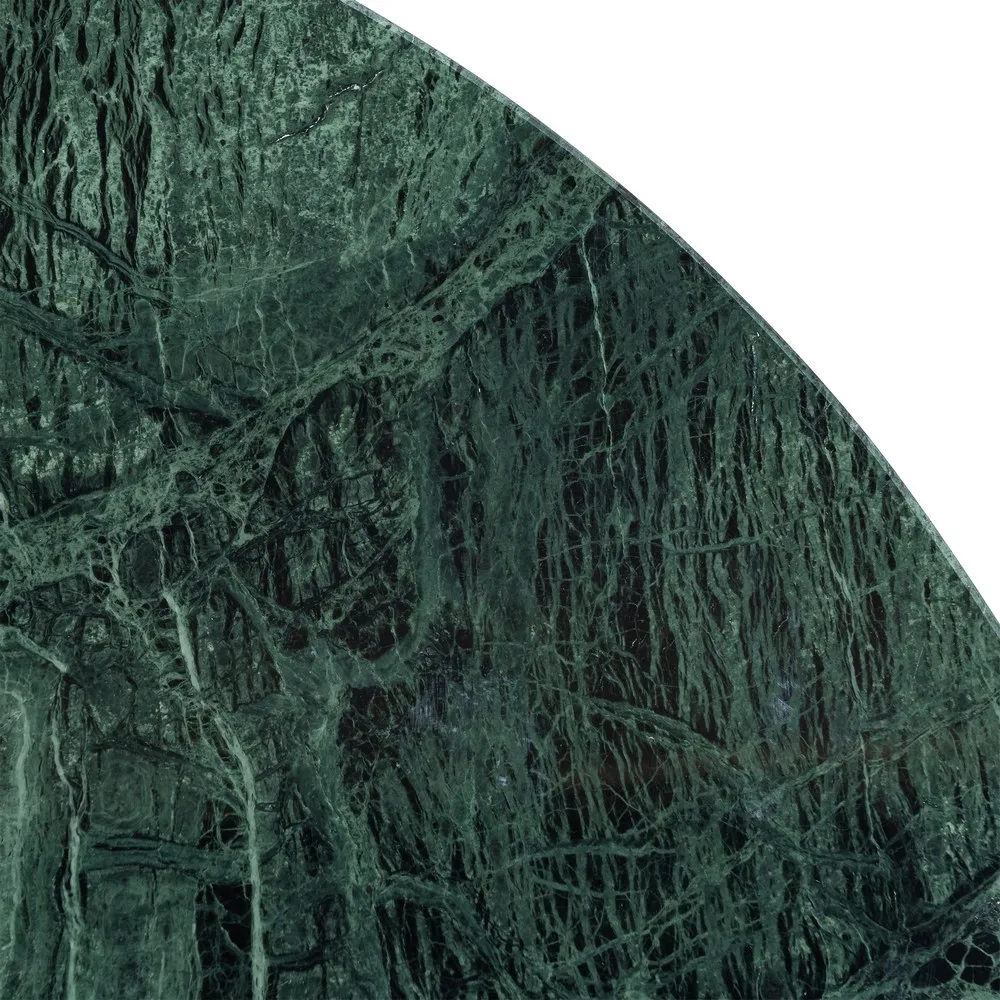 Măsuță de cafea din marmură verde și bază din lemn de mango – fotografie produs principal [7]