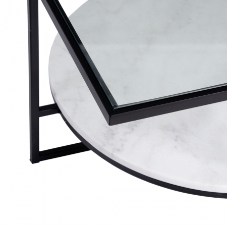 Masuta Marmura si Metal CreativDeco - Decor Contemporan pentru Living [2]