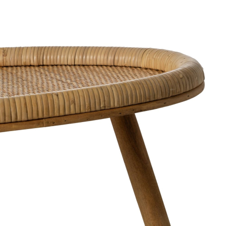 Măsuță de cafea din ratan în stil natural boho [5]