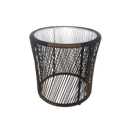 Masuta de cafea ratan sintetic cu blat sticla Breeze [2]