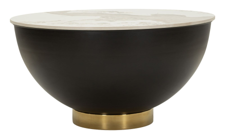 Mobilier - Măsuță de cafea în stil glam efect marmură