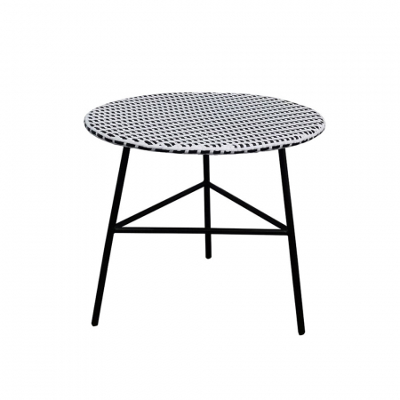 Masute Cafea - Masuta cafea neagra alba Granada - design modern