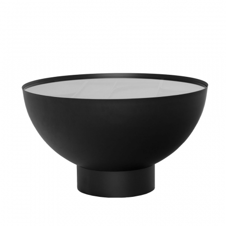 masuta cafea arches sticla negru design modern [2]