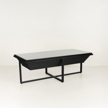 eleganta masuta cafea cheops negru design industrial