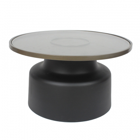 Mobilier - masuta cafea bow baza sculpturala sticla living modern
