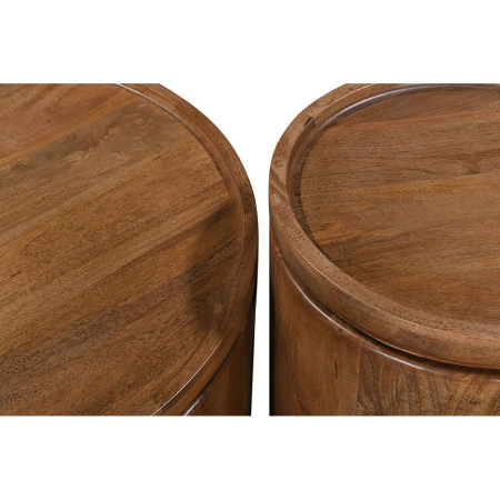 Masuta cafea arab mango nuc lemn masiv living rustic [3]