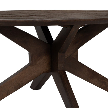 Măsuță de cafea ovală din lemn de mango [4]