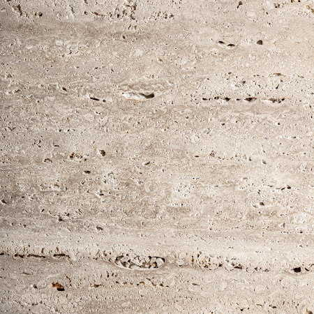 Măsuță travertin bej cubică, design sculptural Art Deco. [4]