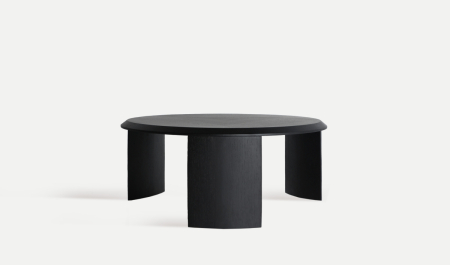 Mobilier - Măsuță de cafea rotundă ISLAY MDF negru