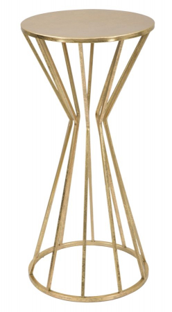 Mese Bar - Măsuță decorativă aurie tip bar mic Stick Glam