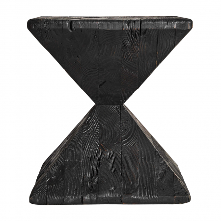 Mese - Masuta Art Deco lemn reciclat negru|Masute ecologice