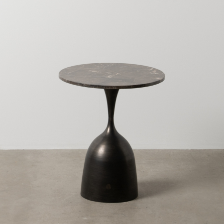 Mese - Măsuță Laterală Marmură și Metal CreativDeco - Mobilier Elegant pentru Living