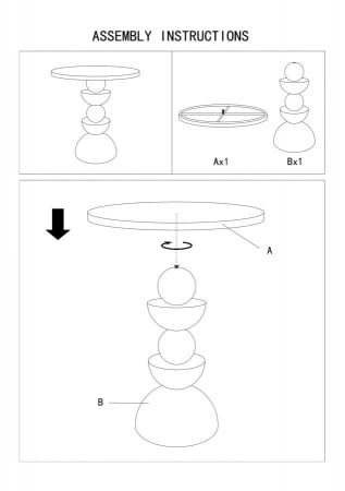 Măsuță Dune sculpturală cu finisaj bej nisipiu și blat rotund din oglindă [7]