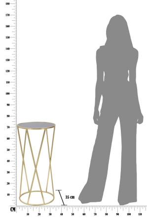 Masuta hol Glam Simple, metal sticla - CreativDeco.ro [7]
