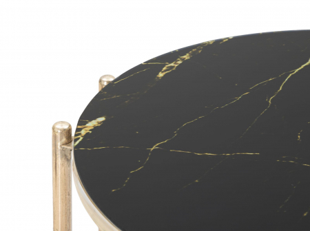 Masuta Ikis, Metal Auriu, Sticla Neagra - creativdeco.ro [6]