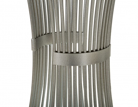 Masuta inalta rotunda argintie | Accent modern CreativDeco [5]