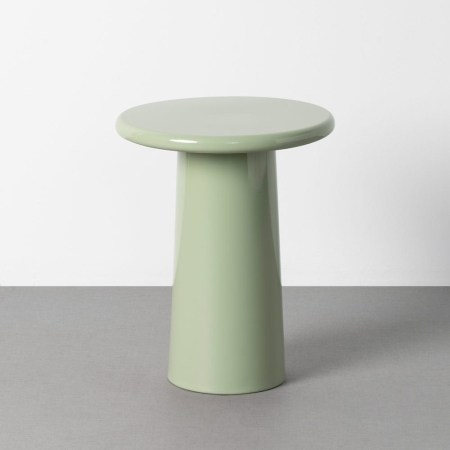 Mobilier - Măsuță înaltă verde din metal lucios