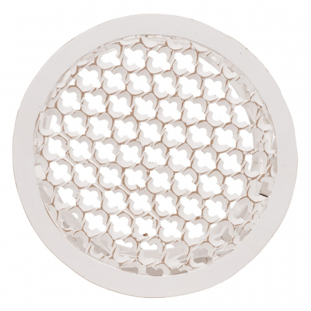 Masuta Decorativa MDF Alb CreativDeco - Design Geometric pentru Living sau Dormitor [7]
