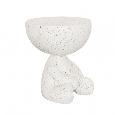 Măsuță laterală albă rotundă model Bear [2]