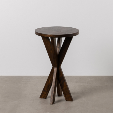 Masute Laterale - Măsuță Modernă Lemn Mango CreativDeco - Design Contemporan pentru Birou