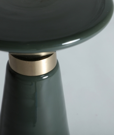 Măsuță laterală sticlă verde aurie CASSIS – titlu imagine principală [2]