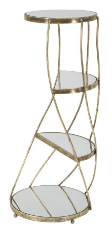 Masute Laterale - Masuta laterala inalta oglinda aurie | Mobilier reflectorizant CreativDeco