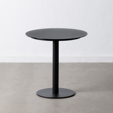 Masute Laterale - Masa Laterala Minimalista CreativDeco - Mobilier Negru Lucios