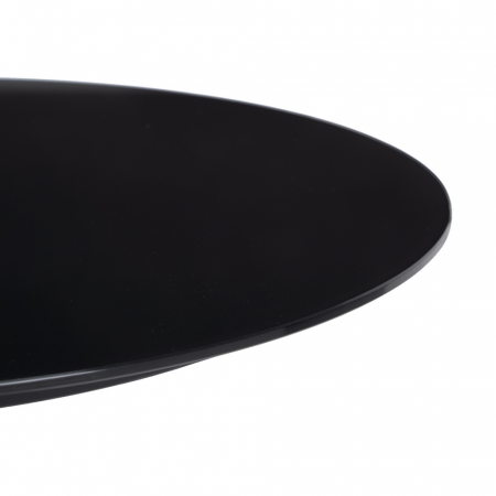 Masa Laterala Minimalista CreativDeco - Mobilier Negru Lucios [3]
