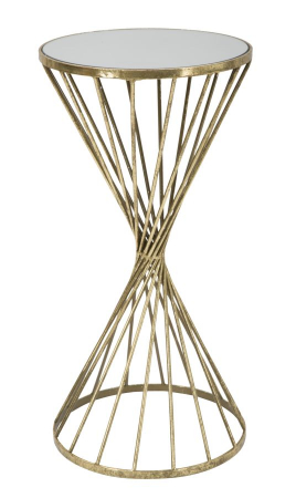 Mese - Masuta laterala rotunda | Blat oglinda | CreativDeco