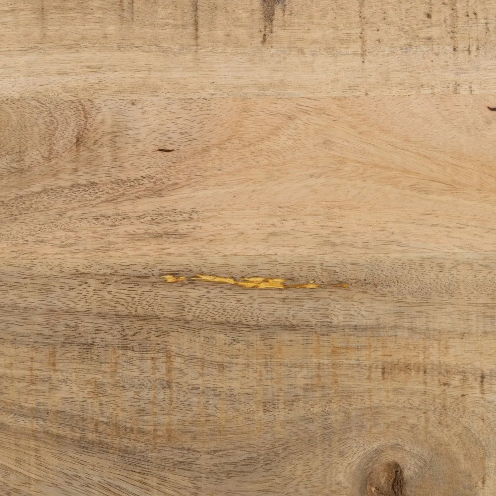 Masuta Lemn Mango Dreptunghiulara, Baza Metal Negru [6]