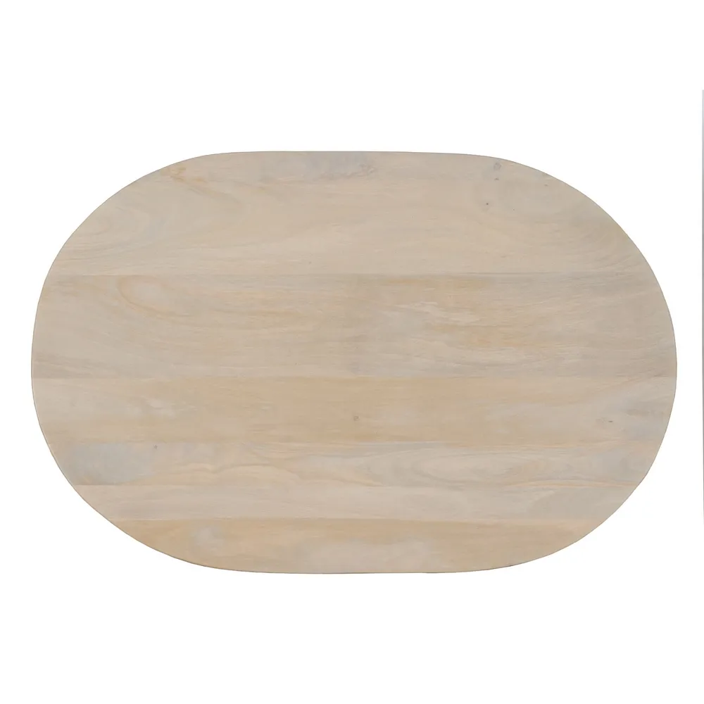 Masuta living Batel, lemn mango alb - creativdeco.ro [6]
