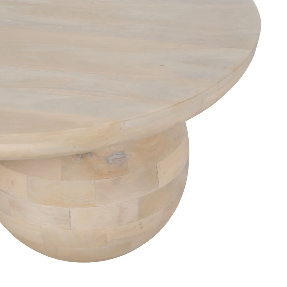Masuta living Batel, lemn mango alb - creativdeco.ro [9]