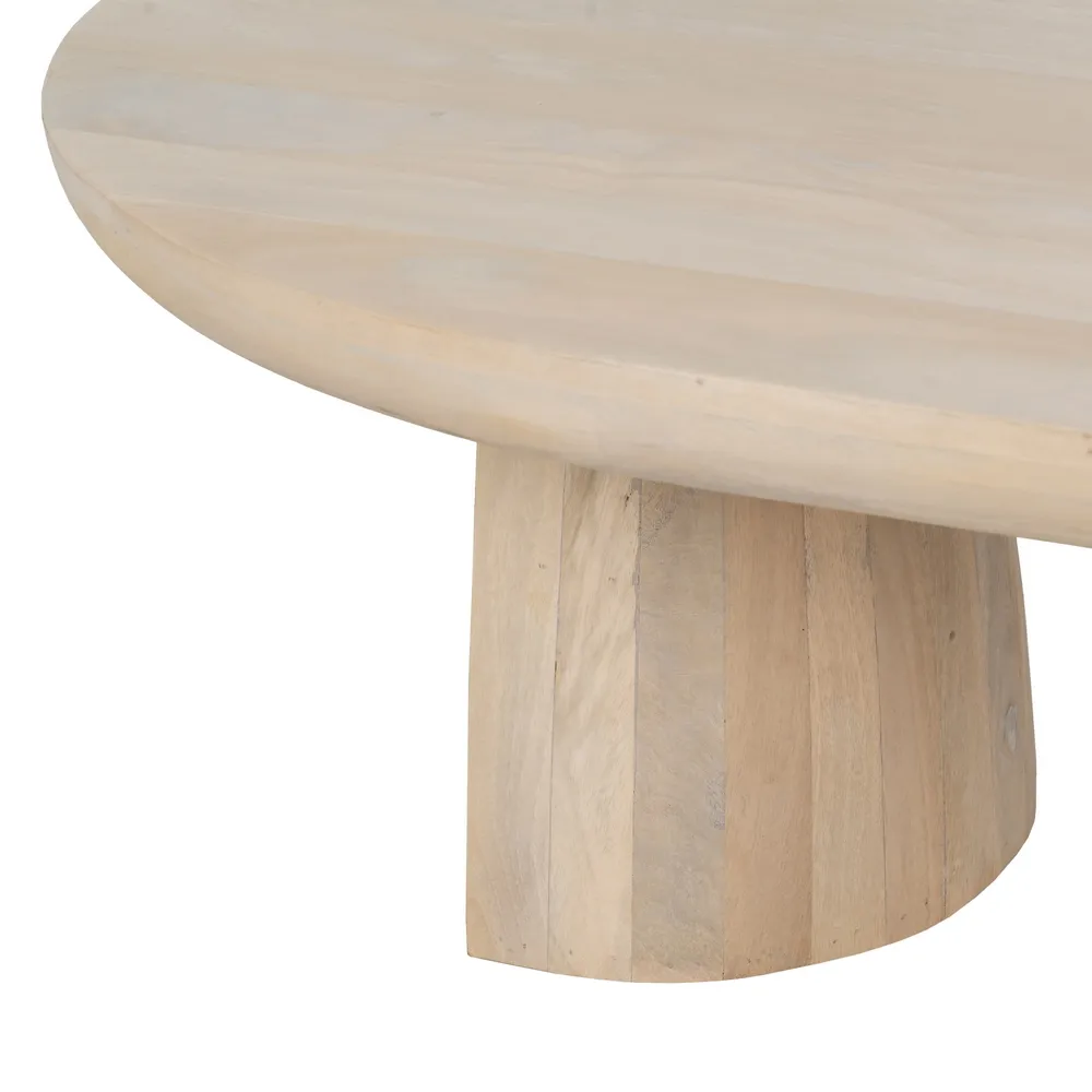 Masuta living Batel, lemn mango alb - creativdeco.ro [5]