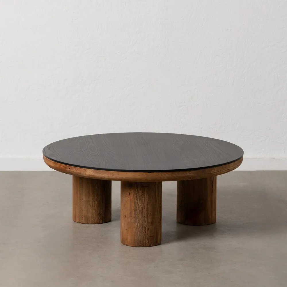 Masuta Living Careras, Lemn Natural Negru - CreativDeco.ro [2]