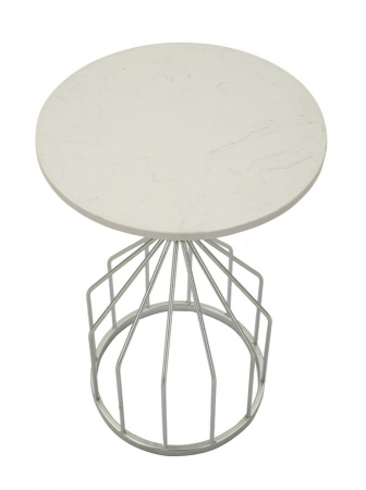 Masuta rotunda design geometric | Mobilier contemporan [3]